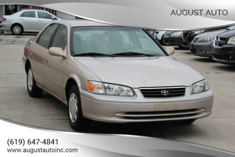 2000 Toyota Camry for sale at August Auto in El Cajon CA