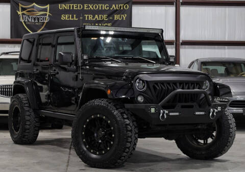 Jeep Wrangler Unlimited For Sale in Houston, TX - United Exotic Auto