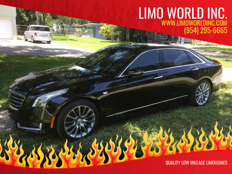 2016 Cadillac CT6 for sale at Limo World Inc. in Seminole FL