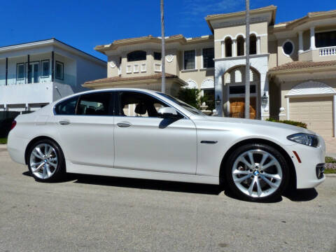 2015 BMW 5 Series for sale at Lifetime Automotive Group in Pompano Beach FL