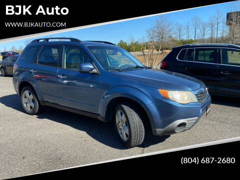 2010 Subaru Forester for sale at BJK Auto in Mineral VA