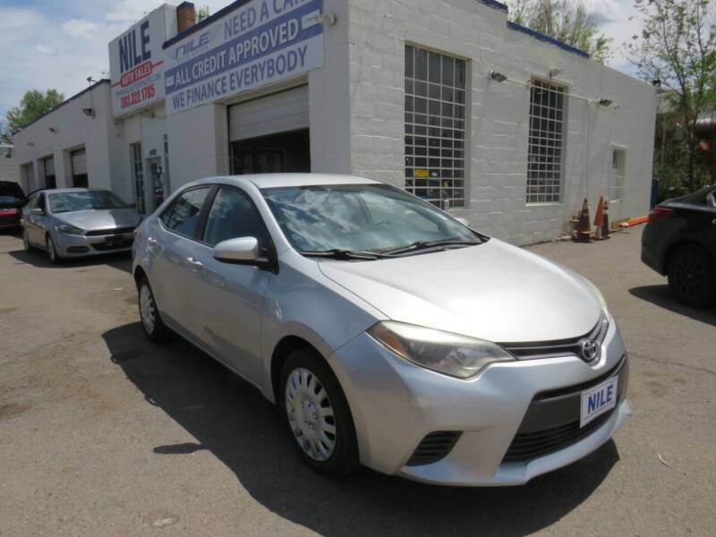 2015 Toyota Corolla for sale at Nile Auto Sales in Denver CO