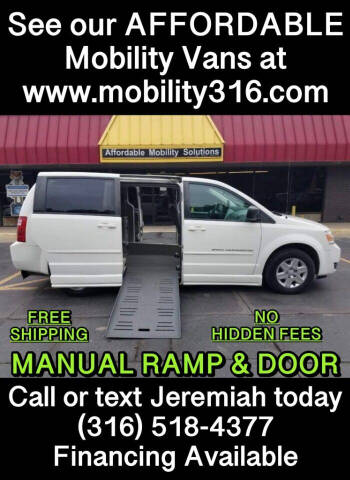 2010 Dodge Grand Caravan for sale at Affordable Mobility Solutions, LLC - Mobility/Wheelchair Accessible Inventory-Wichita in Wichita KS