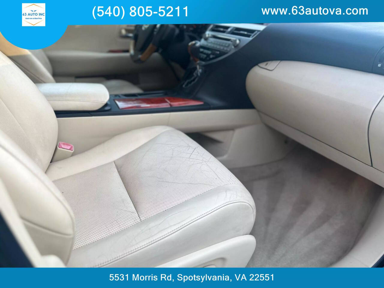 2010 Lexus RX 350 for sale at 63 Auto Inc in Spotsylvania, VA