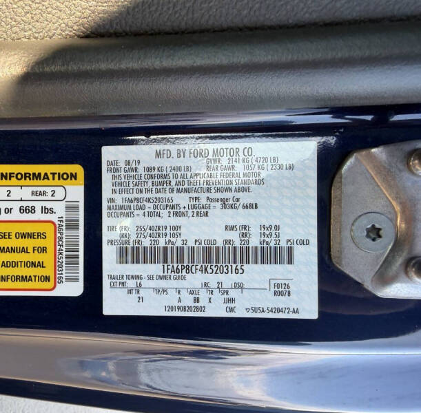 2019 Ford Mustang GT