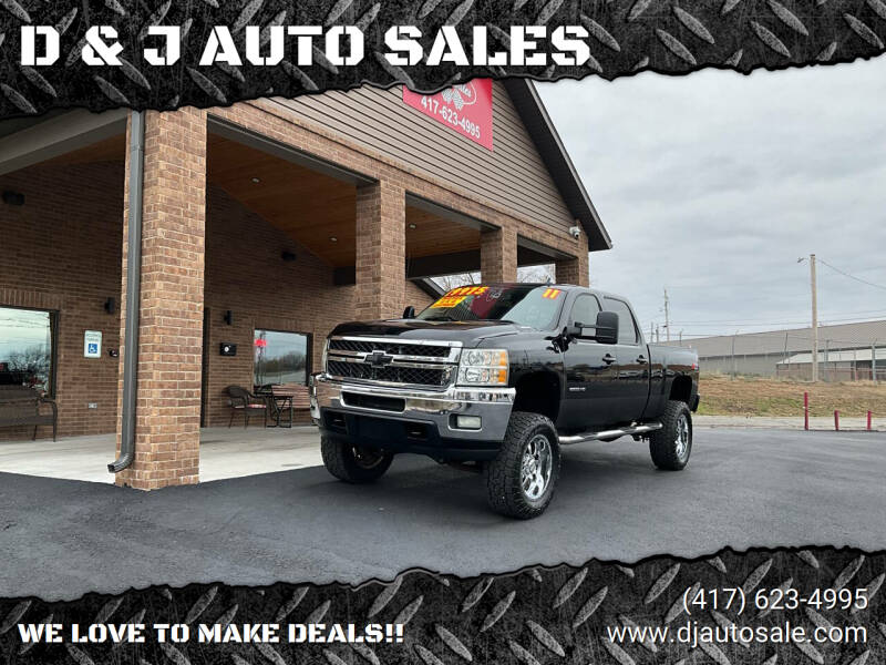 2011 Chevrolet Silverado 2500HD for sale at D & J AUTO SALES in Joplin MO