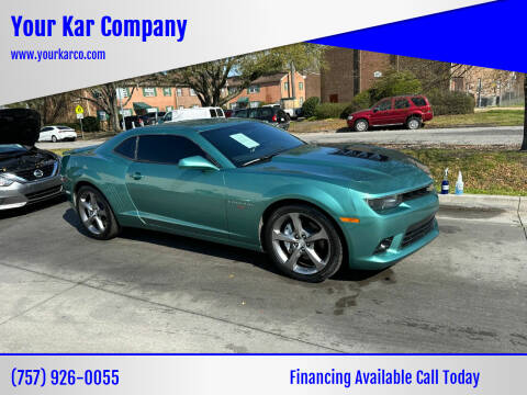 2014 Chevrolet Camaro for sale at Your Kar Company in Norfolk VA