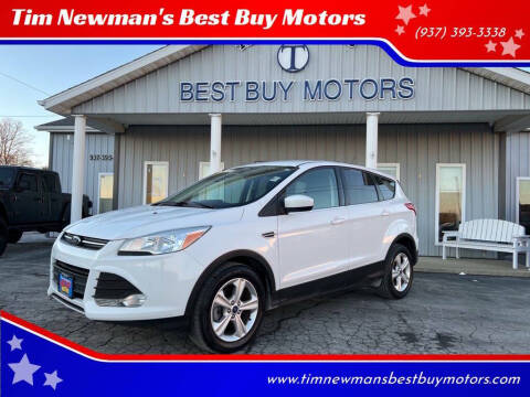 2016 Ford Escape for sale at Tim Newman's Best Buy Motors in Hillsboro OH