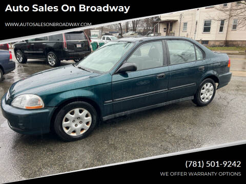 1998 Honda Civic for sale at Auto Sales on Broadway in Norwood MA