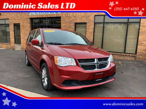 2015 Dodge Grand Caravan for sale at Dominic Sales LTD in Syracuse NY