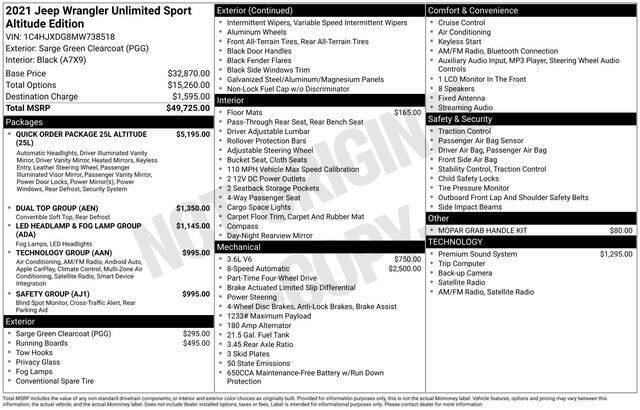 2021 Jeep Wrangler Unlimited