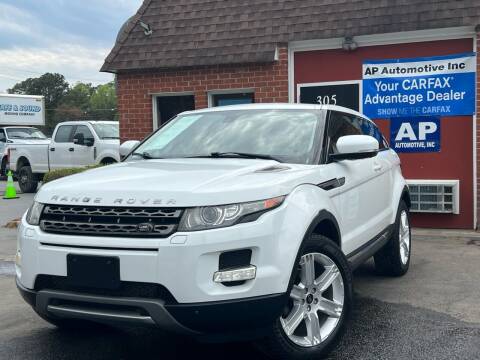 2013 Land Rover Range Rover Evoque Coupe for sale at AP Automotive in Cary NC