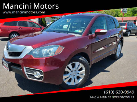 2011 Acura RDX for sale at Mancini Motors in Norristown PA