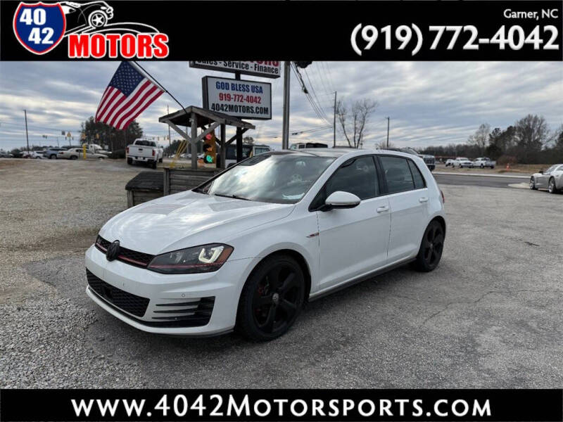 2015 Volkswagen Golf GTI for sale at 4042 Motorsports in Willow Spring NC