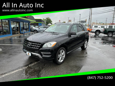 2014 Mercedes-Benz M-Class for sale at All In Auto Inc in Palatine IL