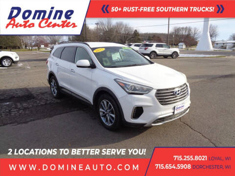 2017 Hyundai Santa Fe for sale at Domine Auto Center in Loyal WI