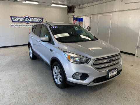 2019 Ford Escape for sale at Brown Brothers Automotive Sales And Service LLC in Hudson Falls NY