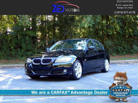 2011 BMW 3 Series for sale at Zed Motors in Raleigh NC
