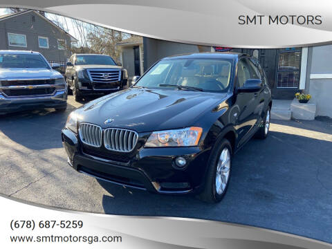2013 BMW X3 for sale at SMT Motors in Marietta GA