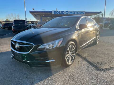 2018 Buick LaCrosse for sale at SOLID MOTORS LLC in Garland TX