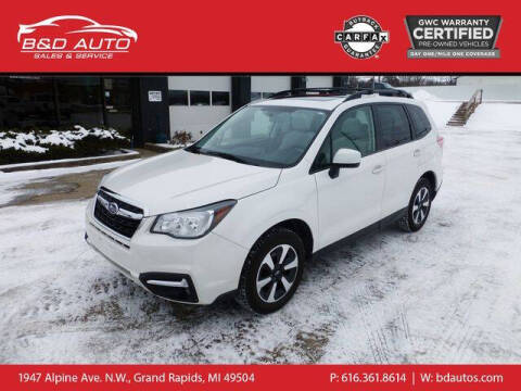 2018 Subaru Forester for sale at B&D Auto Sales Inc in Grand Rapids MI
