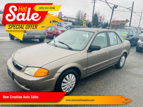 1999 Mazda Protege for sale at New Creation Auto Sales in Everett WA