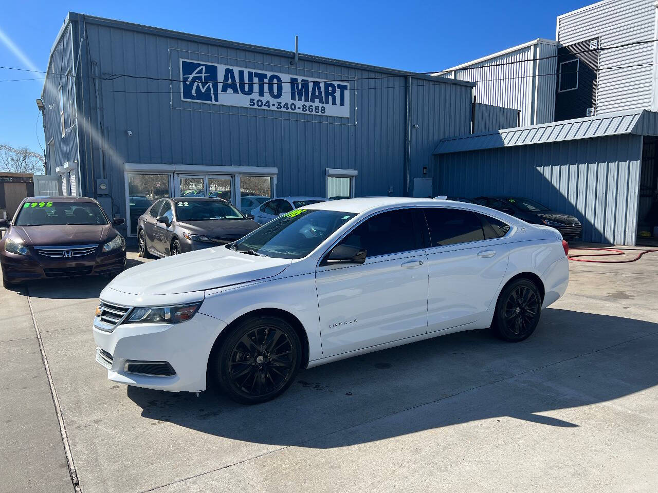 White 2017 Chevrolet Impala LS LS 4dr Sedan 2