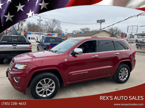 2015 Jeep Grand Cherokee for sale at Rex's Auto Sales in Junction City KS