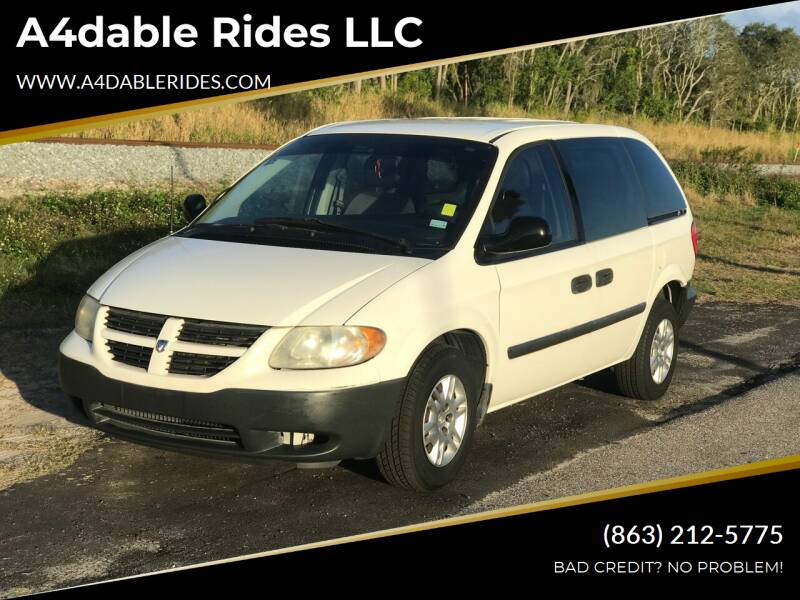 2007 Dodge Caravan for sale at A4dable Rides LLC in Haines City FL
