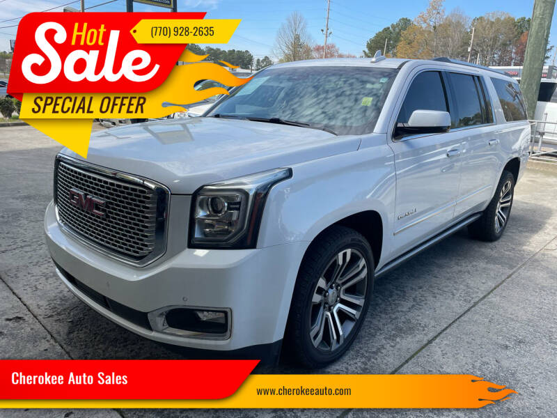 2017 GMC Yukon XL for sale at Cherokee Auto Sales in Acworth GA