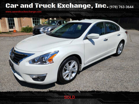 2015 Nissan Altima for sale at Car and Truck Exchange, Inc. in Rowley MA