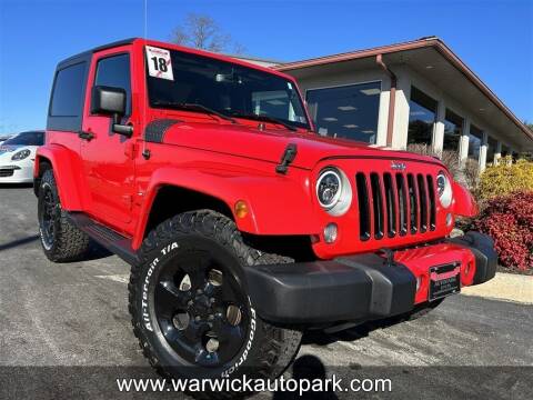 2018 Jeep Wrangler JK for sale at WARWICK AUTOPARK LLC in Lititz PA