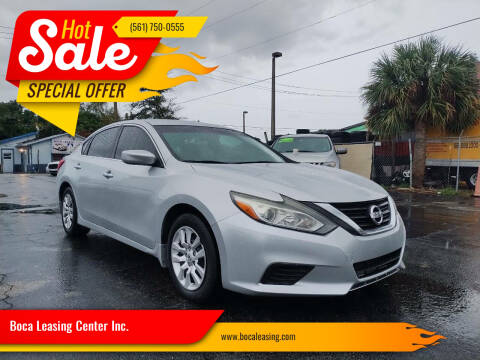 2017 Nissan Altima for sale at Boca Leasing Center Inc. in West Palm Beach FL