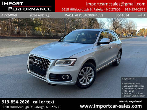 2014 Audi Q5 for sale at Import Performance Sales in Raleigh NC