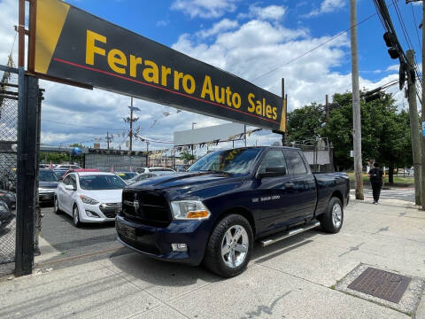 2012 RAM 1500 for sale at Ferarro Auto Sales in Jersey City NJ