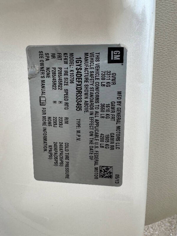 2013 Cadillac Escalade Platinum Edition