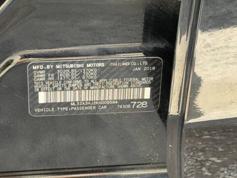 2019 Mitsubishi Mirage