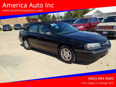 2001 Chevrolet Impala for sale at America Auto Inc in South Sioux City NE