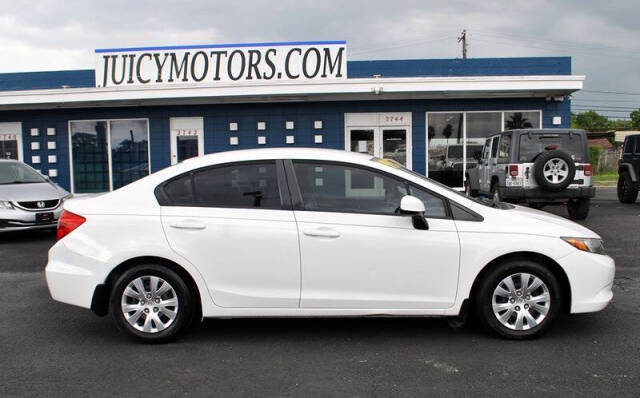 2012 Honda Civic for sale at Juicy Motors in Corpus Christi, TX