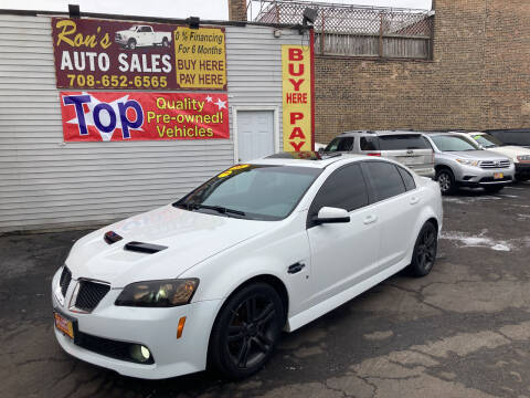 2008 Pontiac G8 for sale at RON'S AUTO SALES INC in Cicero IL