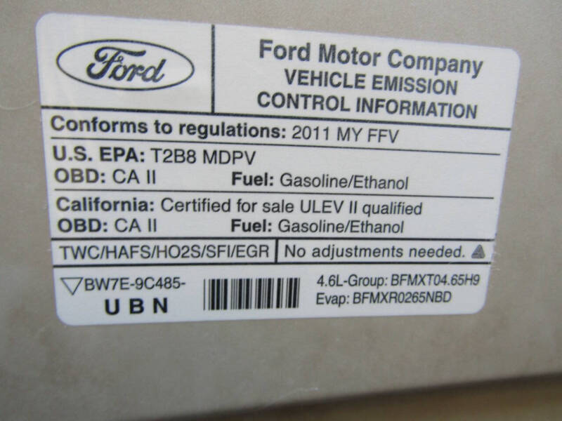 2011 Ford E-Series E-250