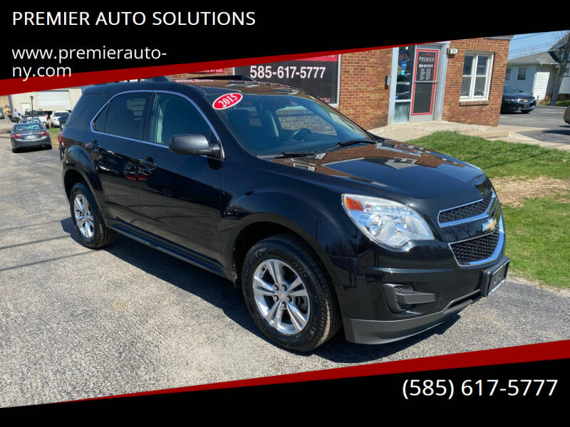 2015 Chevrolet Equinox for sale at PREMIER AUTO SOLUTIONS in Spencerport NY