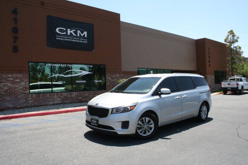 2016 Kia Sedona for sale at CK Motors in Murrieta, CA