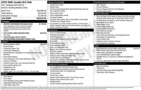 2023 GMC Acadia SLE