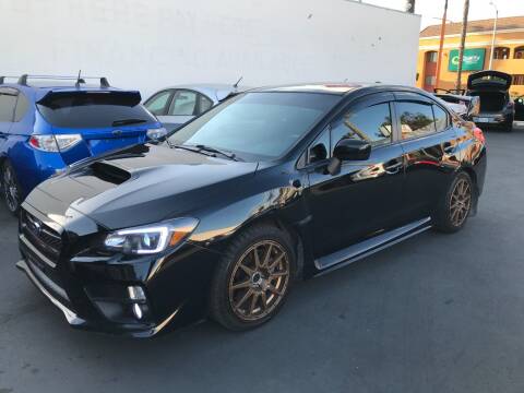 2016 Subaru WRX for sale at Shoppe Auto Plus in Westminster CA