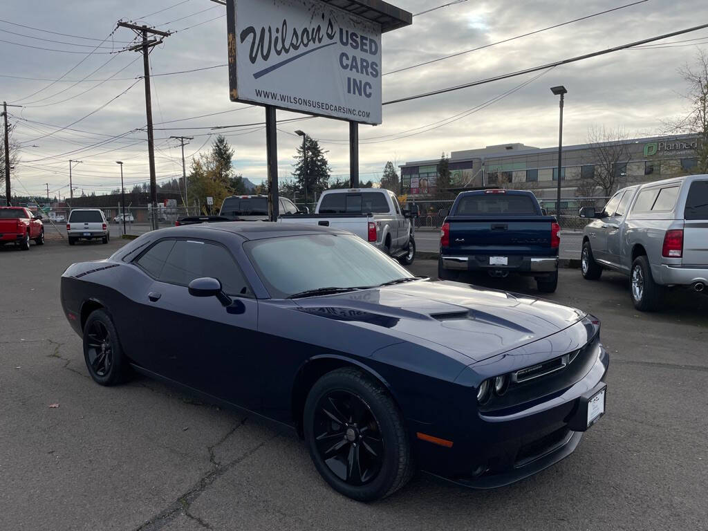 PURPLE 2015 Dodge Challenger SXT SXT 2dr Coupe 2