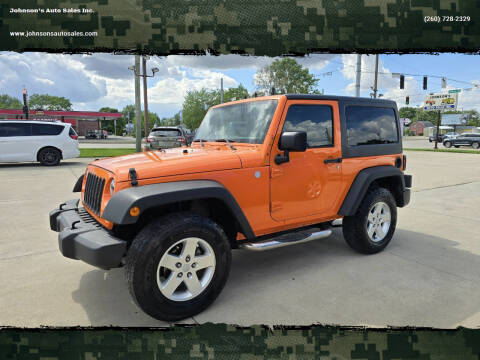 2013 Jeep Wrangler for sale at Johnson's Auto Sales Inc. in Decatur IN