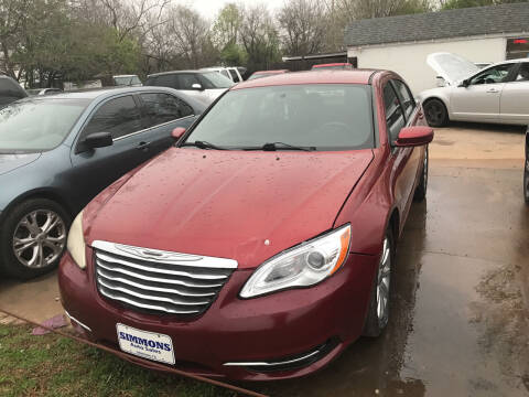 2011 Chrysler 200 for sale at Simmons Auto Sales in Denison TX