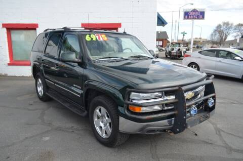 2003 Chevrolet Tahoe for sale at CARGILL U DRIVE USED CARS in Twin Falls ID