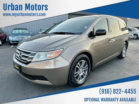 2013 Honda Odyssey for sale at Urban Motors in Sacramento CA